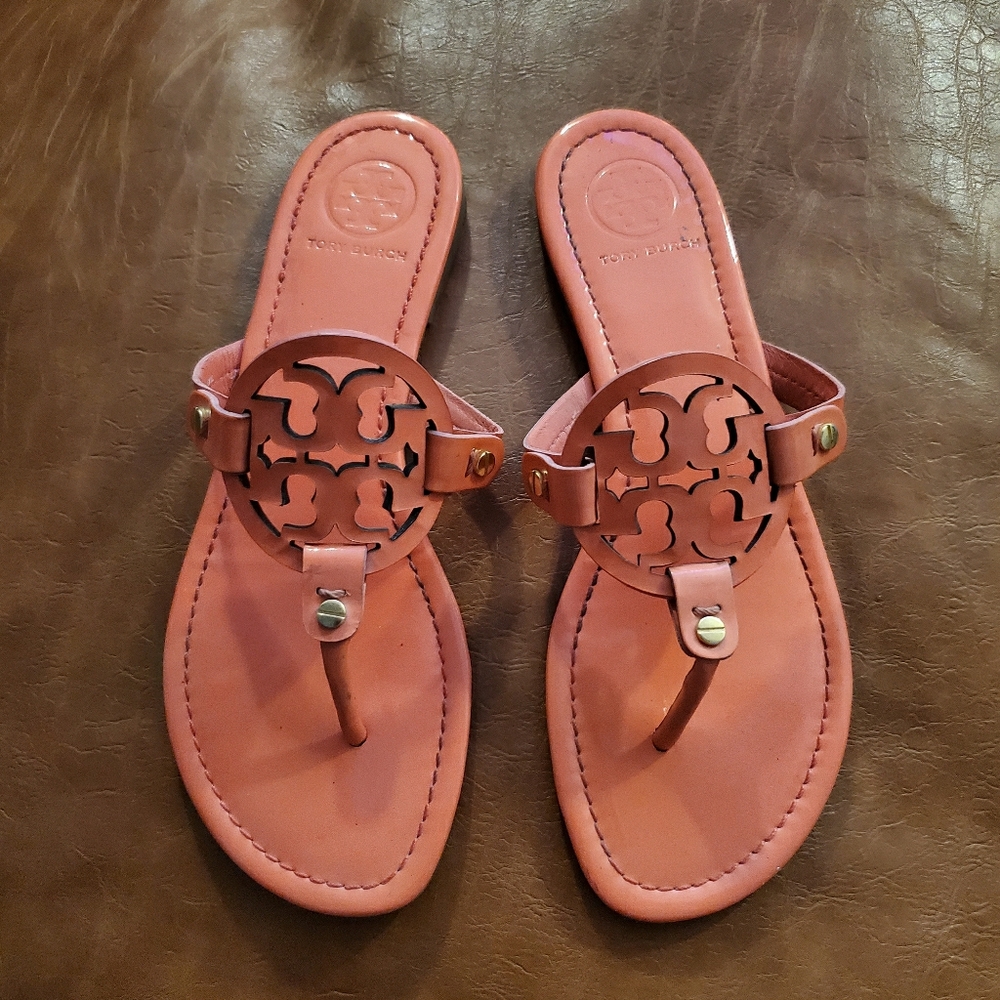 Tory Burch Miller Patent Leather Sandals